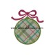 Boule de Noël Tartan #1